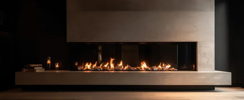 Gas Fireplace Ember Bed Design Services in Castle Rock, Colorado