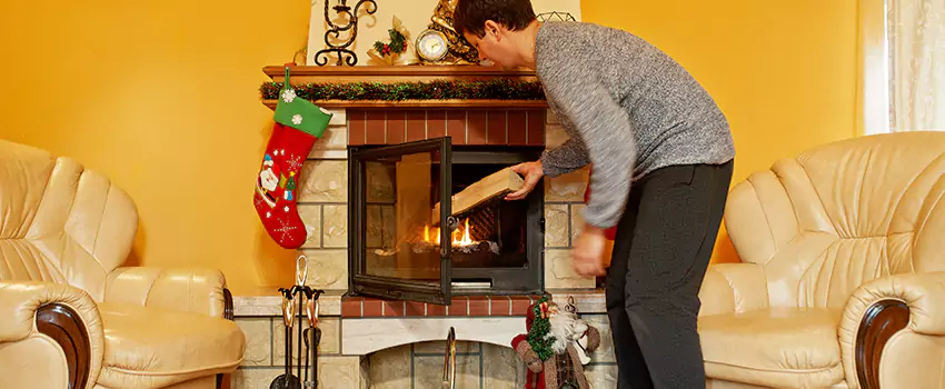 Rusted Metal Fireplace Restoration in Castle Rock, Colorado
