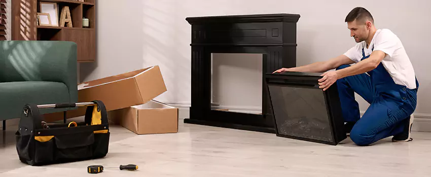 Old Rusted Metal Fireplace Repair And Replacement in Castle Rock, CO